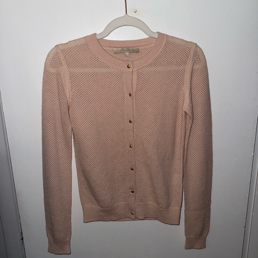 Vanessa Bruno | Blush Button-Up Cardigan